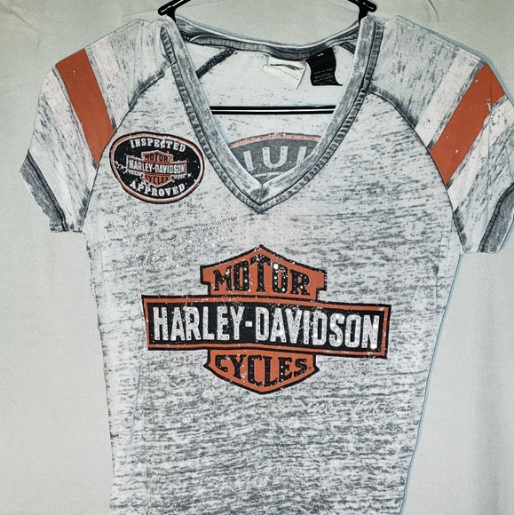 Harley-Davidson Tops - Bling Harley Davidson tshirt